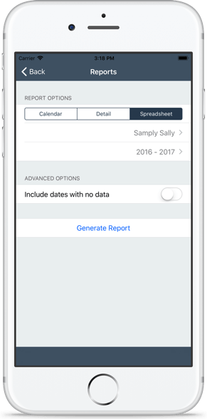 Homeschool Attendance Report Settings